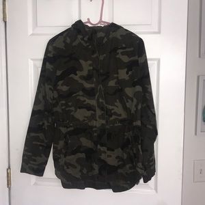 Camo cargo jacket